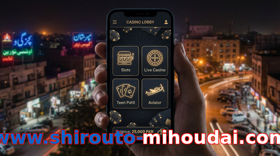 Main screen of Www.shirouto-mihoudai.com app page for PK players